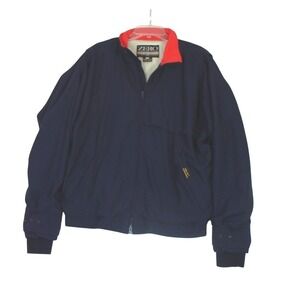 Zero Restriction Jacket Mens Large Gore-Tex Full Zip‎ Golf Windbreaker Made USA